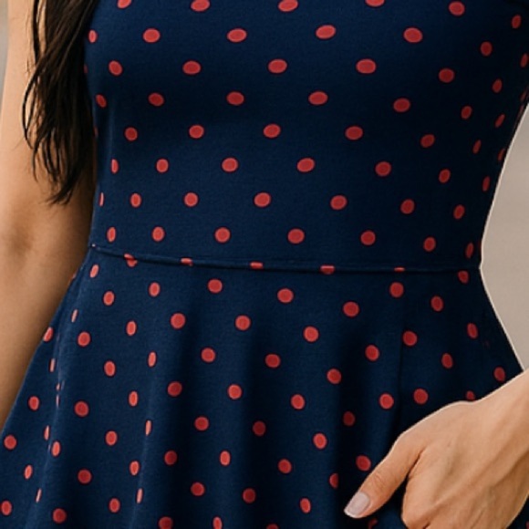 Express PolkaDot Babydoll Top | SIZE XS - Picture 3 of 3